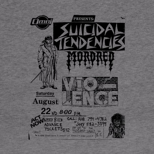 Suicidal Tendencies / Mordred / Vio-Lence by Punk Flyer Archive